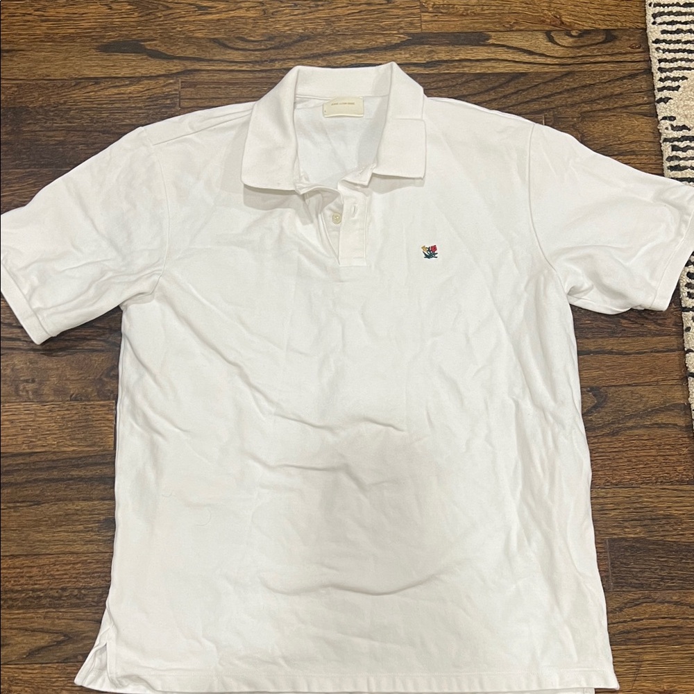 Aime Leon Dore White Polo Shirt